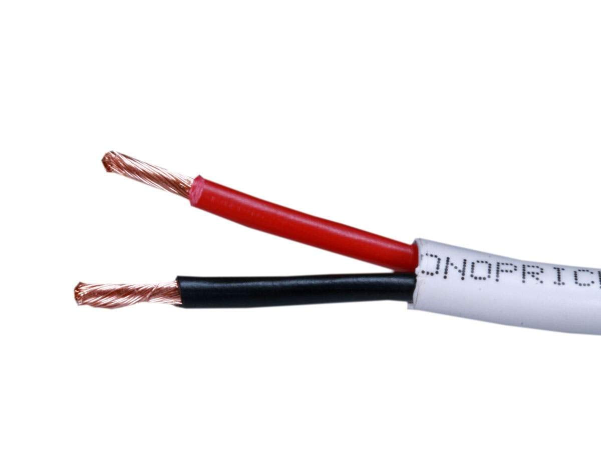 Monoprice close-up of oxygen-free copper conductor showing purity for better signal