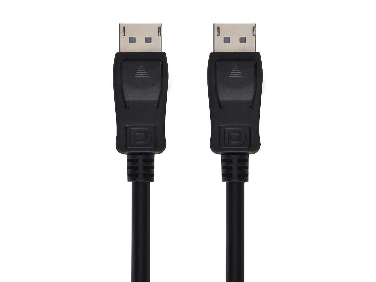 Monoprice DisplayPort 2.0 front packaging showing specifications and benefits