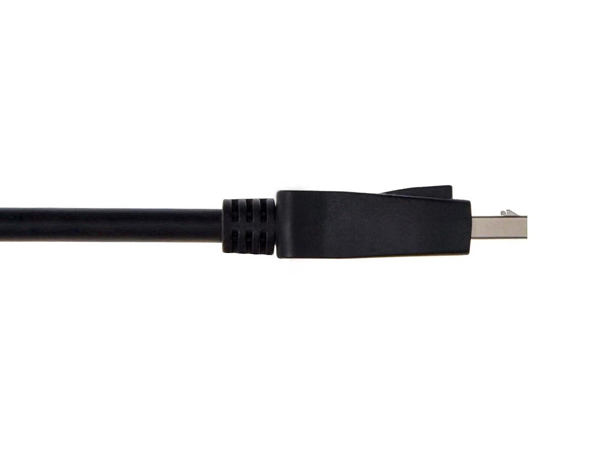 Monoprice DisplayPort 2.0 cable in a gaming setup delivering high-refresh visuals