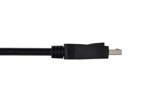 Monoprice DisplayPort 2.0 cable in a gaming setup delivering high-refresh visuals