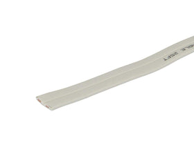 Monoprice close-up of flat PVC jacket and marked conductor for easy polarity identification benefit