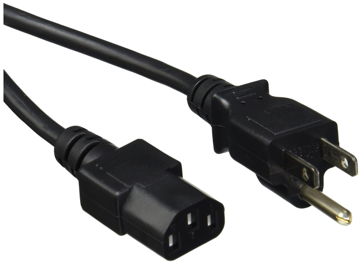 Monoprice front view showing six-pack of 6ft power cords and clear value