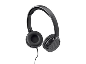 Monoprice inline controls close-up with mic, convenient for calls and media navigation.