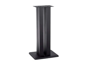 Monoprice Monolith 24-inch stand on surface with sturdy height and satin finish.