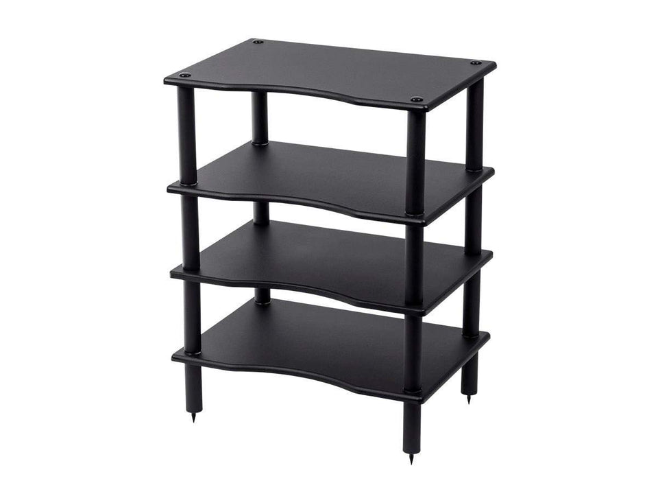 Monoprice Monolith 4-Tier Shelf with open air design for efficient cooling.