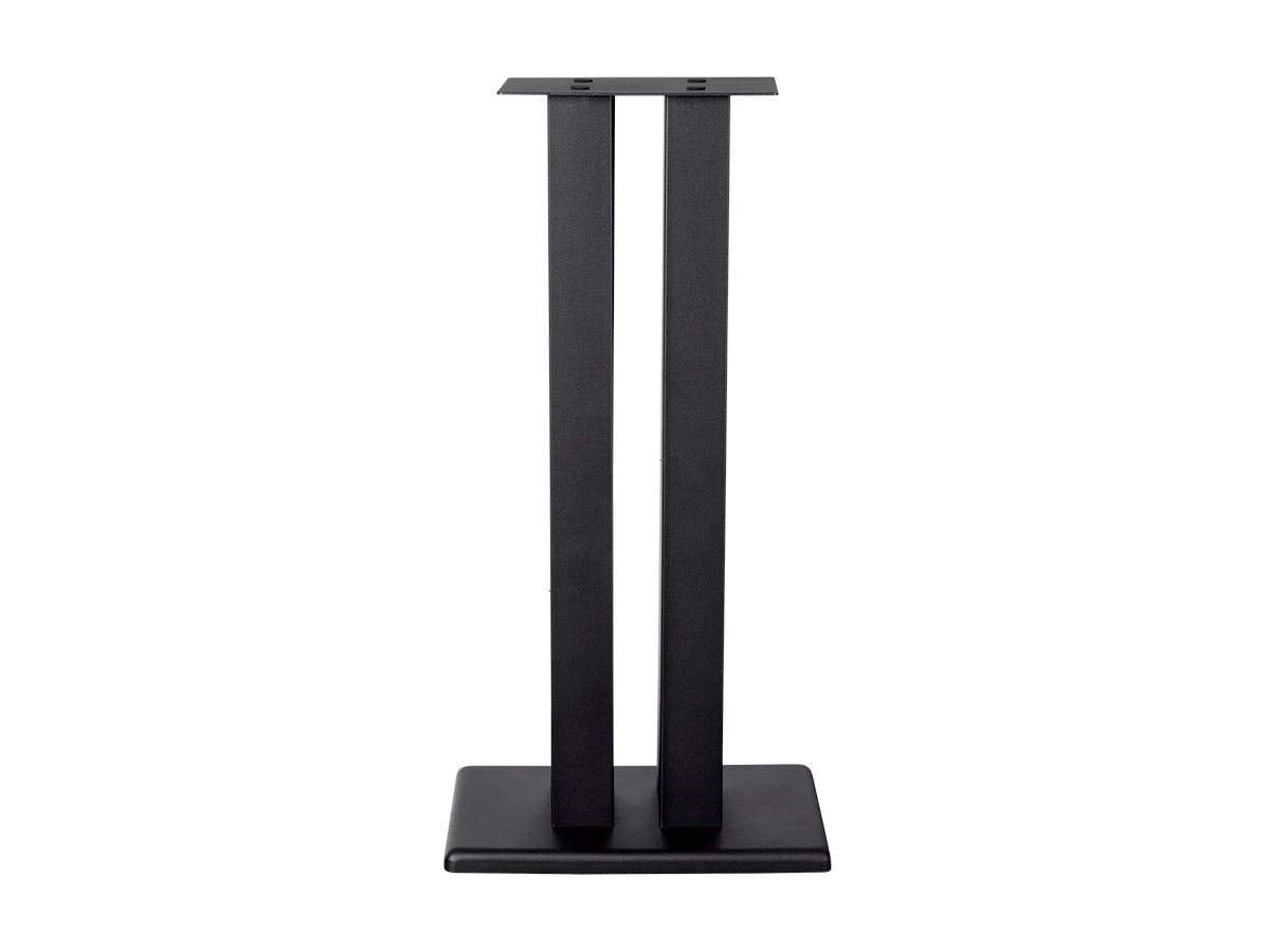 Monoprice Monolith stand shows four steel columns for rigid, stable support.