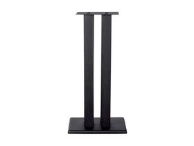 Monoprice Monolith stand shows four steel columns for rigid, stable support.