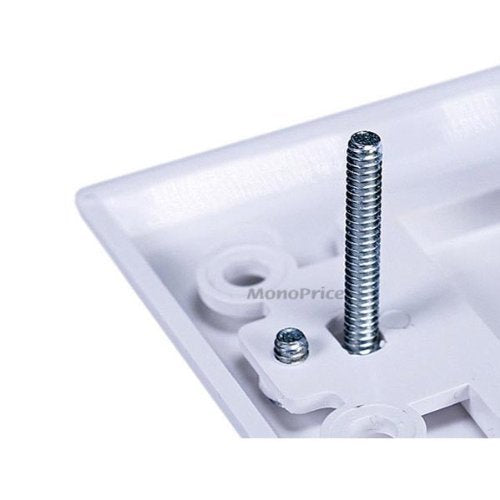 Monoprice Moonrise mounted in single-gang box demonstrating flush installation and secure fit