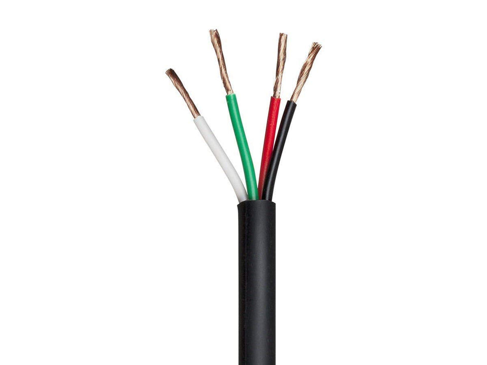 Monoprice Nimbus 18AWG 4-conductor wire with plenum-rated jacket for safe commercial installations.
