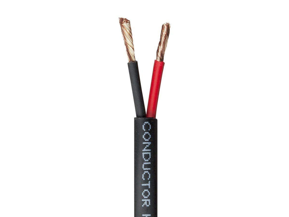 Monoprice Nimbus Series speaker wire 14AWG with color-coded conductors for easy installation.