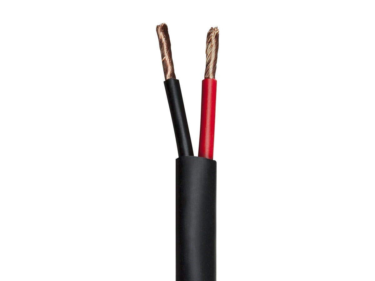 Monoprice Nimbus Series 12 AWG two-conductor plenum speaker wire, UL CMP rated for safe installations.