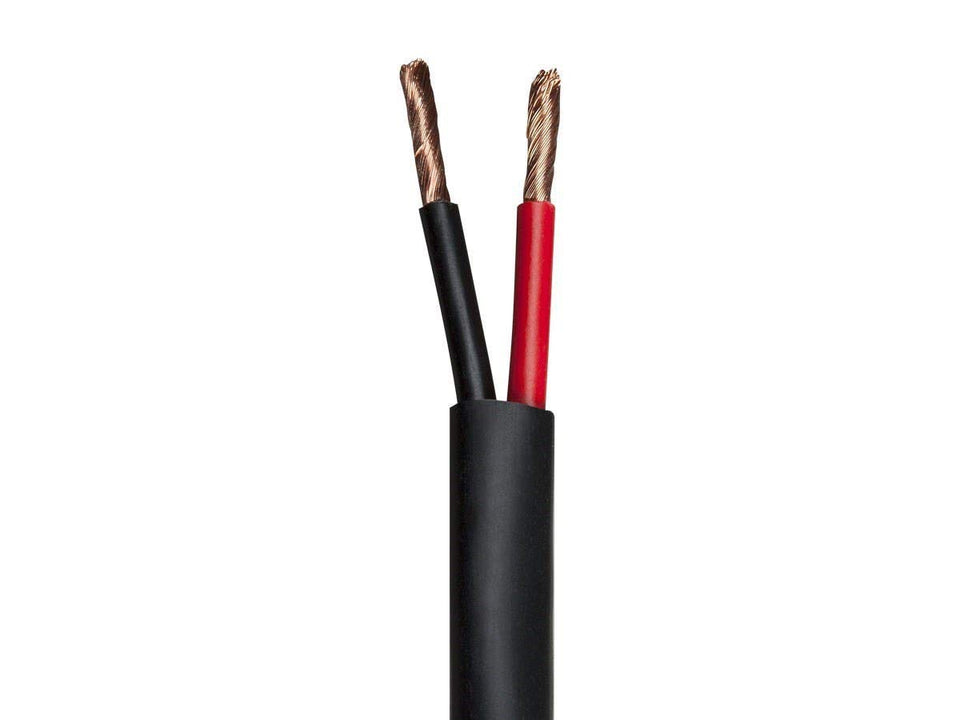 Monoprice Nimbus Series 12 AWG two-conductor plenum speaker wire, UL CMP rated for safe installations.