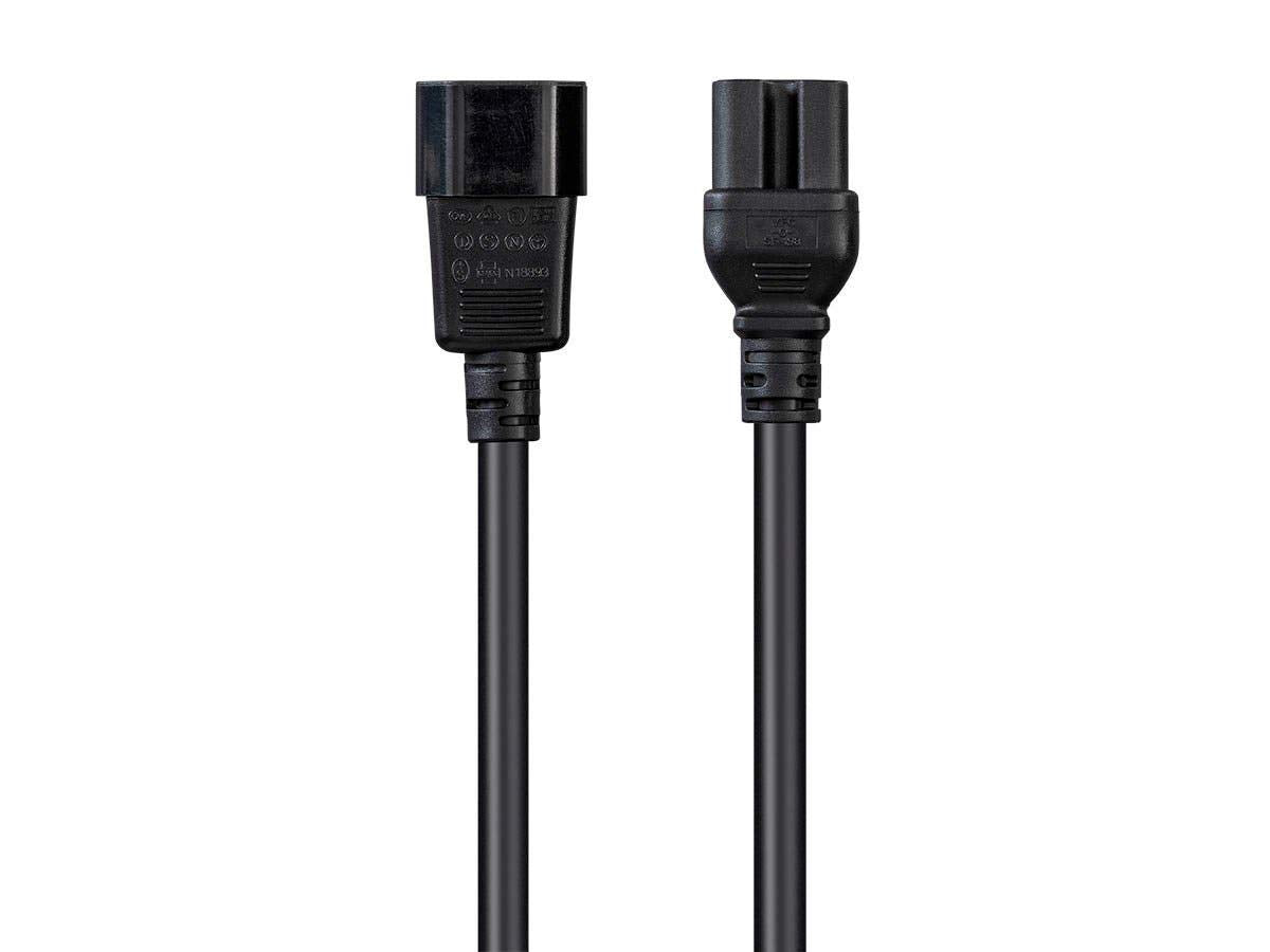Monoprice 14AWG 15A power cable for reliable data equipment