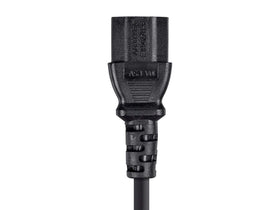 Monoprice cord in use with a monitor and power adapter for stable office power