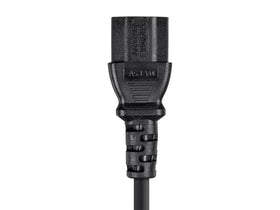 Monoprice power cord six-foot length offers flexible placement.