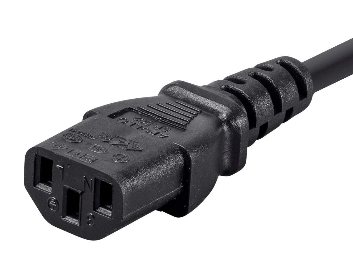 Monoprice replacement power cord keeps devices neat and tidy.