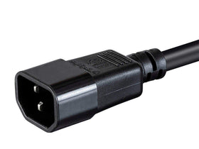 Monoprice server power connection cable in data center setup for reliable uptime.