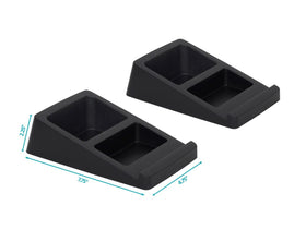 Monoprice sleek, modern design enhances desk aesthetics while supporting your speakers