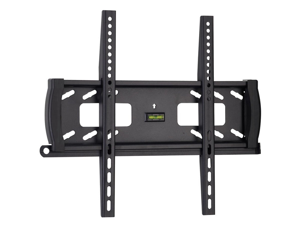 Monoprice front view of wall mount showing full bracket and sturdy construction for secure installs