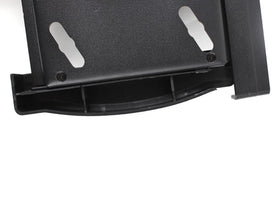 Monoprice scale comparison with a 55-inch TV to show proportion and weight capacity benefit