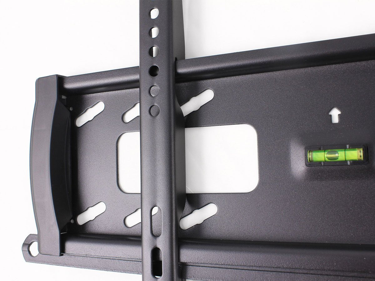 Monoprice mounted TV in living room demonstrating clean look and space-saving benefit