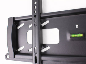 Monoprice mounted TV in living room demonstrating clean look and space-saving benefit