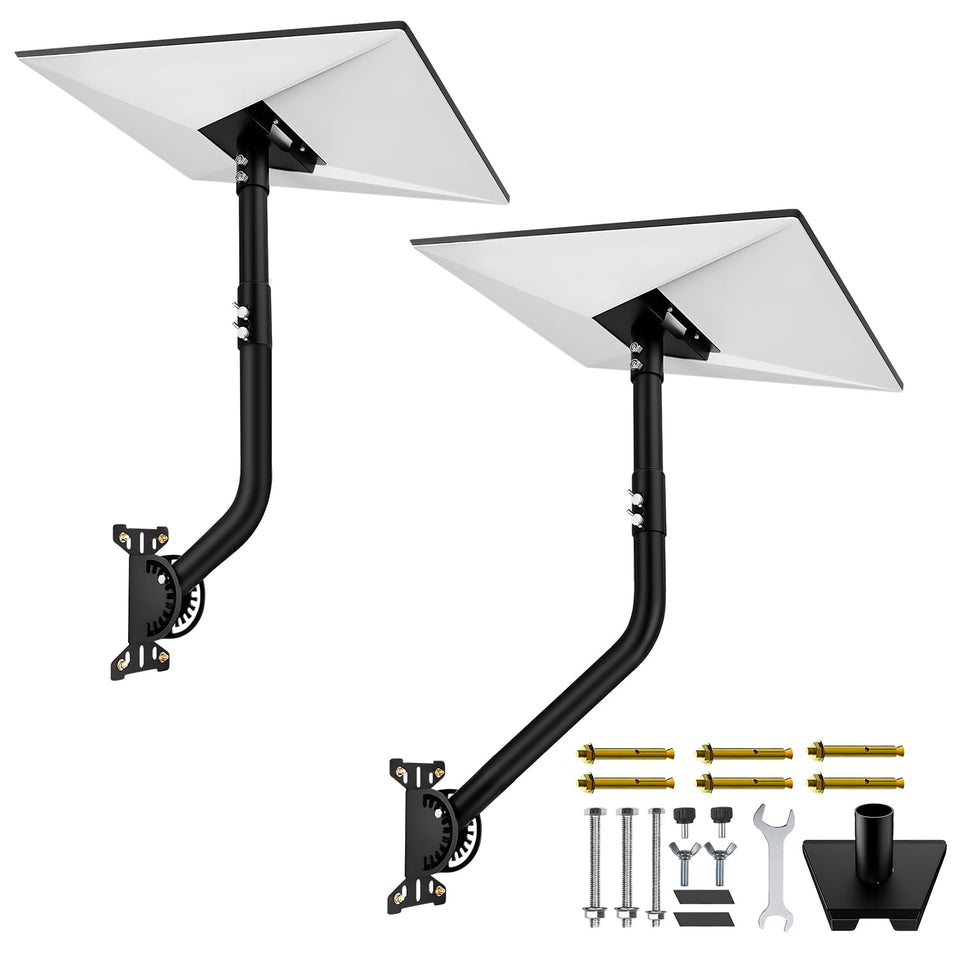 MONOJOY front view of Gen 3 mount showing secure Starlink connection benefit