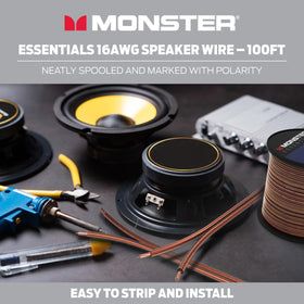 Monster cable installed in living-room home theater improving audio clarity and staging