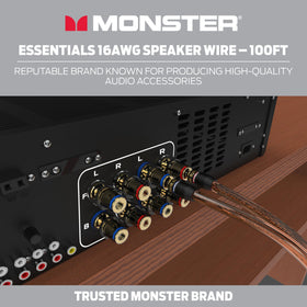 Monster packaging label and warranty card highlighting limited lifetime protection benefit