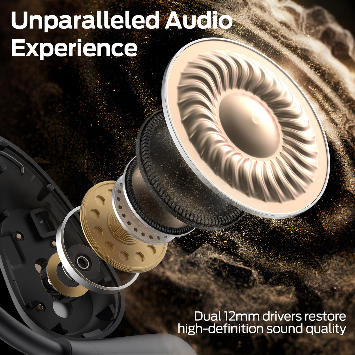 Monster AC210 worn on ear demonstrating situational awareness benefit