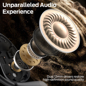 Monster AC210 worn on ear demonstrating situational awareness benefit