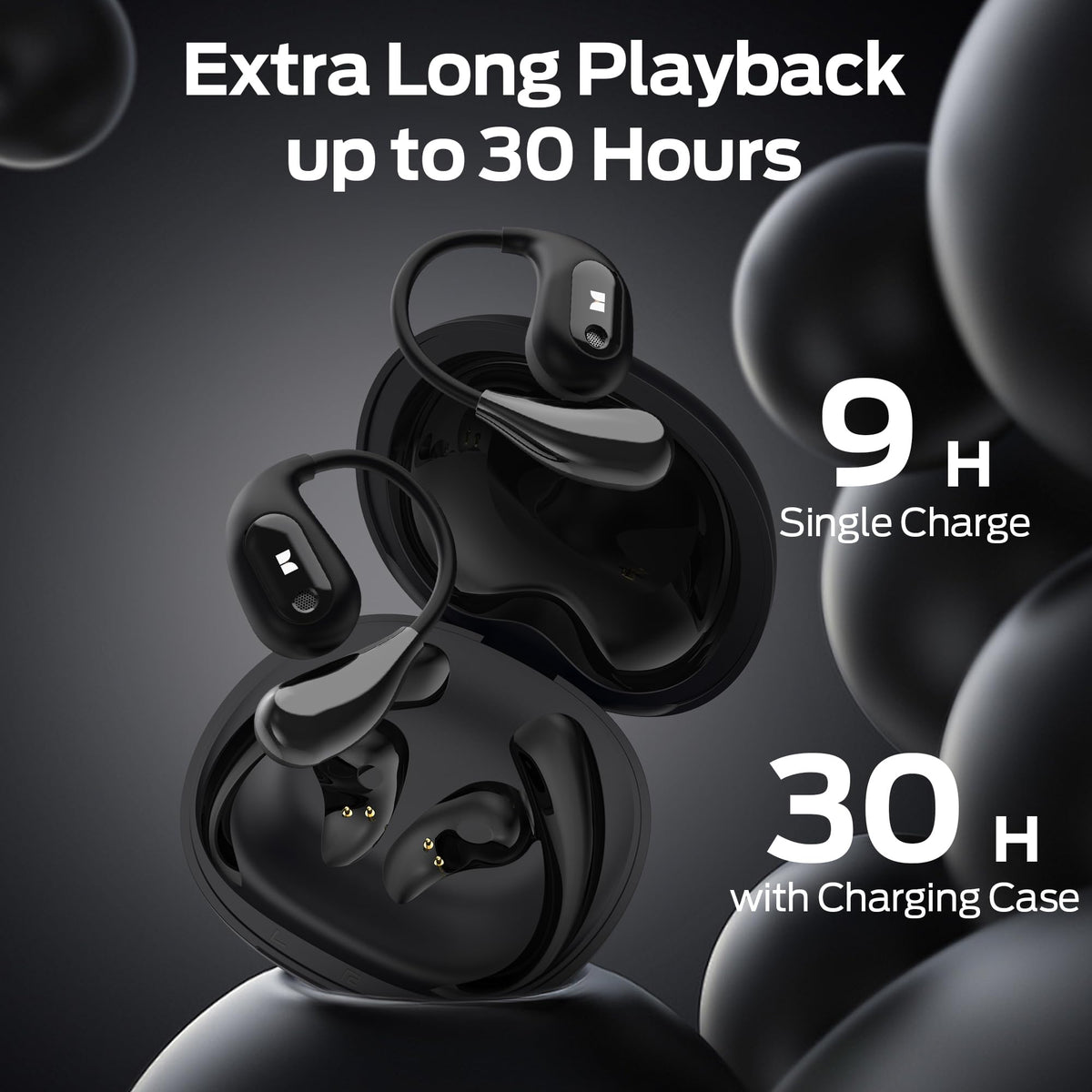 Monster AC210 splash resistance image showing IPX5 protection for workouts