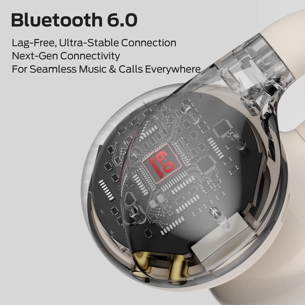 Monster AC225 held in hand for scale showing ultra-light 5.1g earbuds for all-day comfort