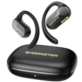Monster AC312 front view showing open-ear design and comfortable fit