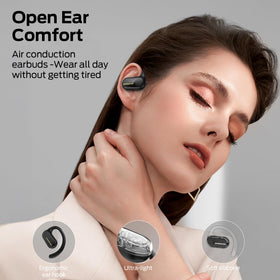 Monster AC312 side profile on ear illustrating secure sport fit