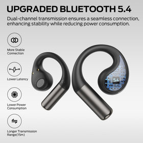 Monster AC335 open-ear comfort: ergonomic fit that stays secure.