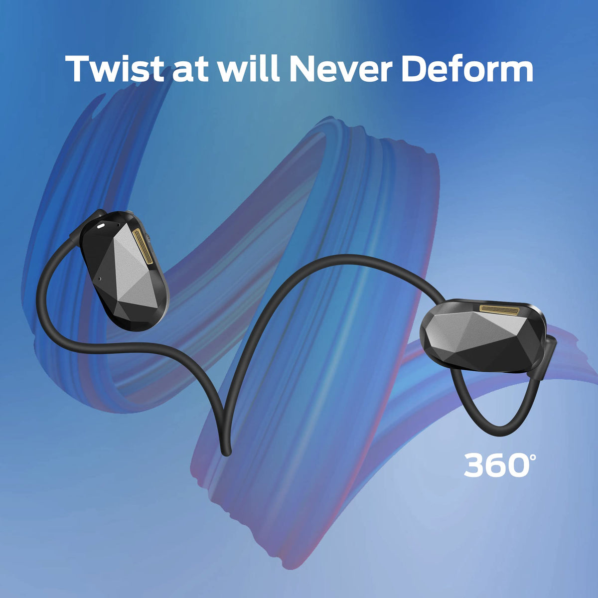 Monster Aria with water droplets demonstrating IPX5 resistance for sweat protection