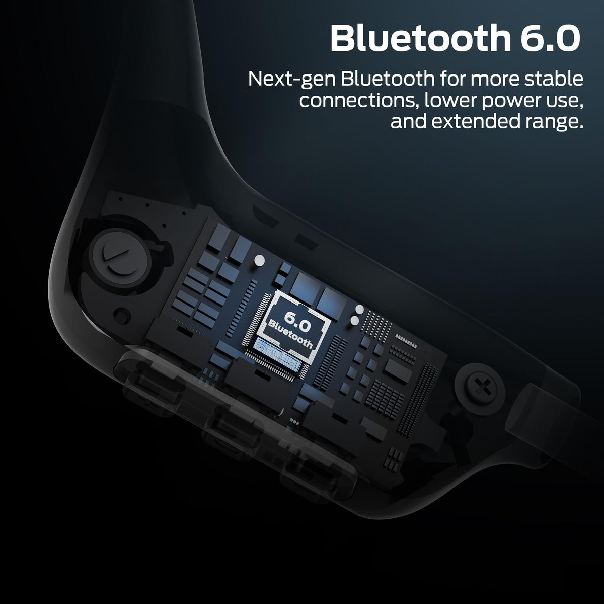 Monster BC300 open-ear headphones pool-side for waterproof listening during training.