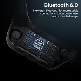 Monster BC300 open-ear headphones pool-side for waterproof listening during training.