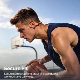 Monster BC300 open-ear headphones with sweat-ready design for intense workouts.