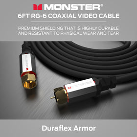Monster Essentials aluminum shell resists wear for long-lasting performance.