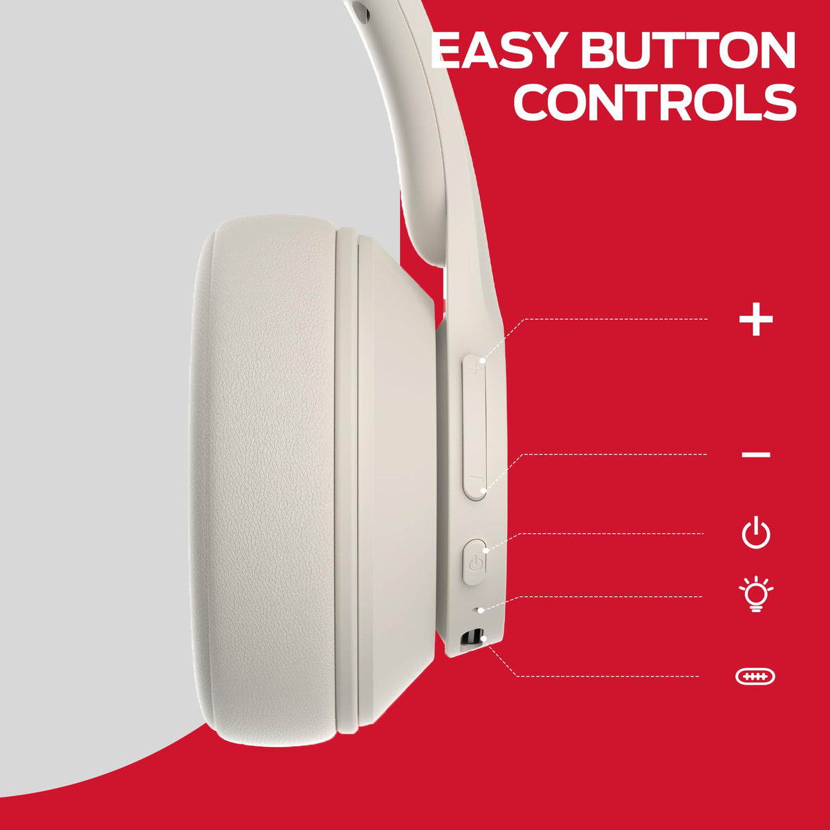 Monster Mission 100 comfortable on-ear fit for long sessions.