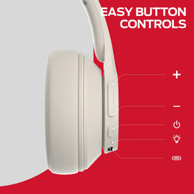 Monster Mission 100 comfortable on-ear fit for long sessions.