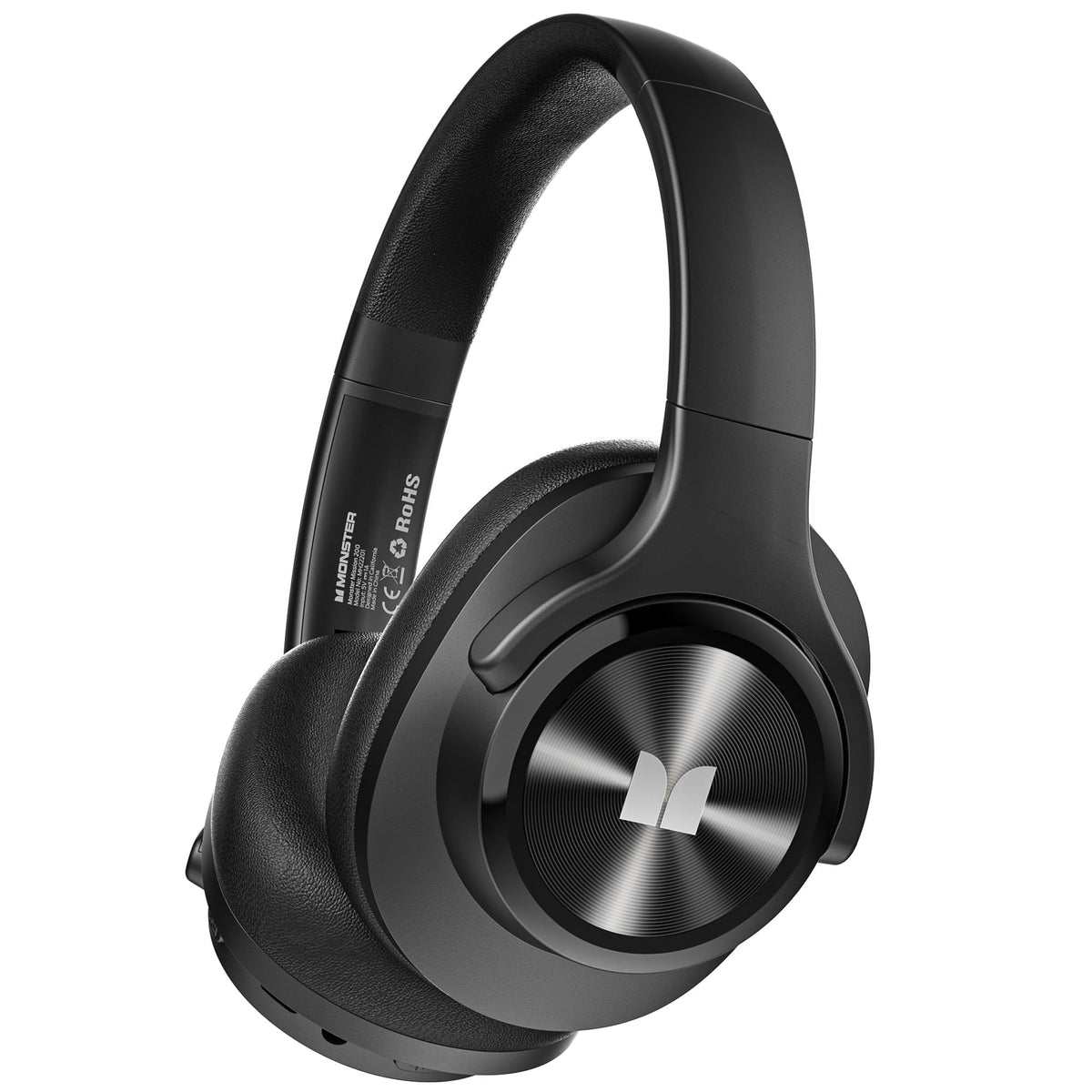 Monster Mission 200 headphones front view with deep bass and comfort