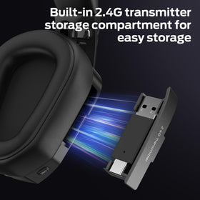 Monster Mission ANC200 headset side view highlighting ergonomic design