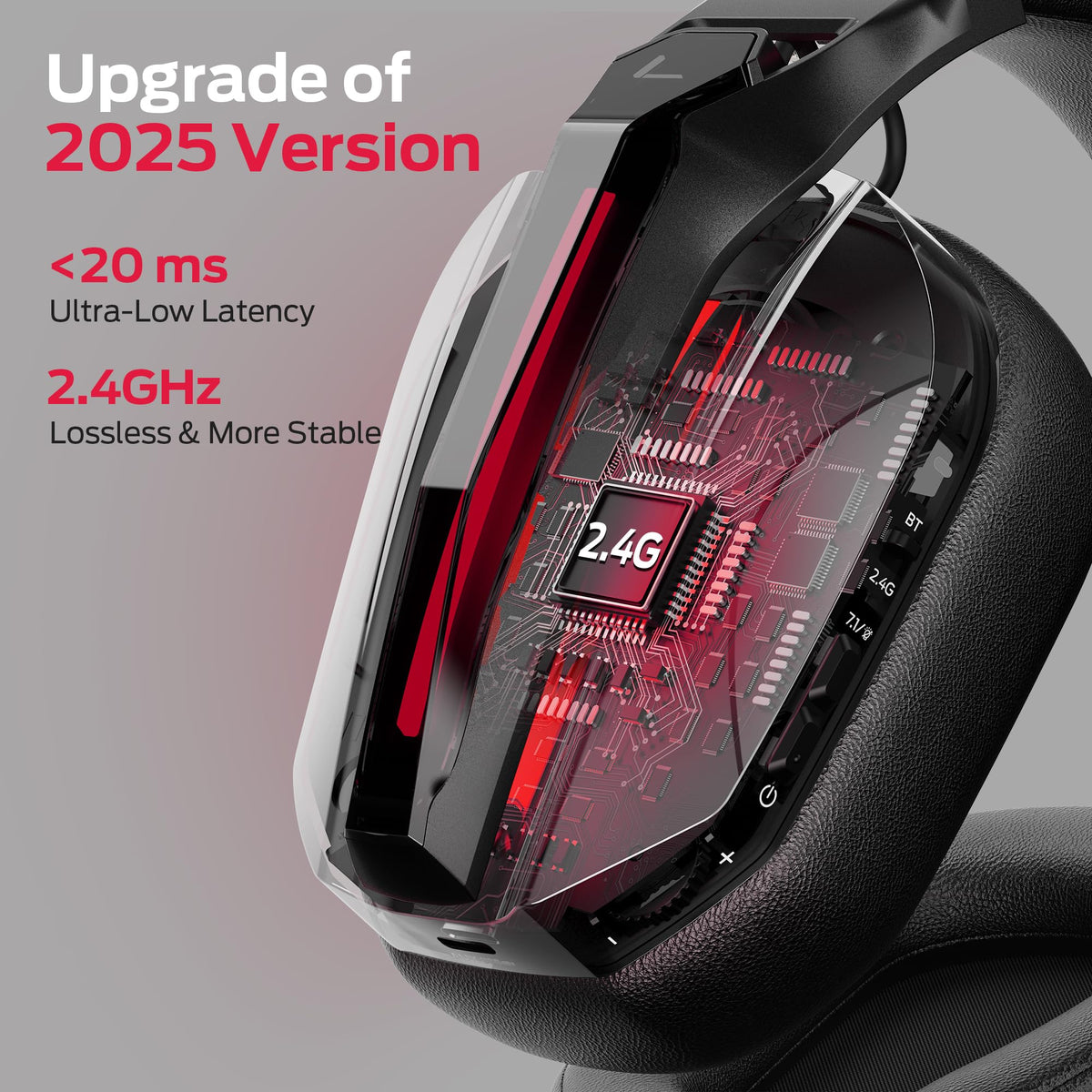 Monster Mission ANC200 retractable mic mid-retraction for a clean headset look