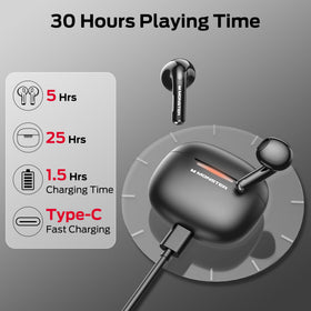 Monster N-Lite 208 touch-control close-up for easy music control.