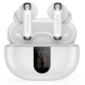 Monster N-Lite 211 case front view with LED power indicator for quick charge status
