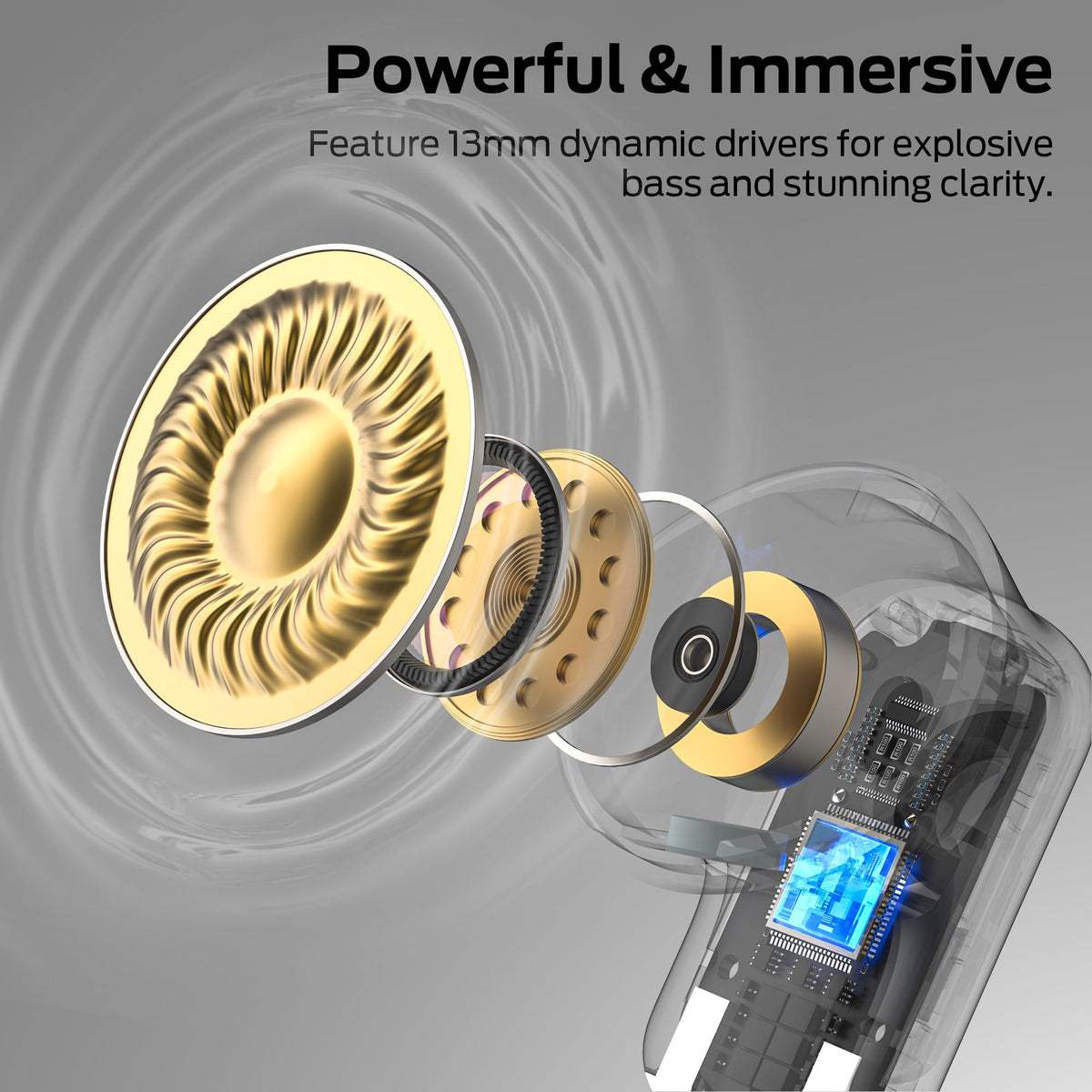 Monster N‑Lite 217 earbud seated in ear demonstrating secure fit for active use