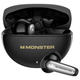 Monster N-Lite 310 front view showing sleek black finish and compact shape for convenience
